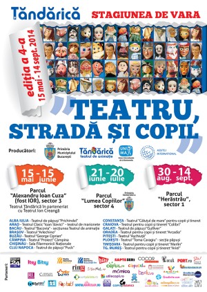 Incepe Festivalul De Vara "TEATRU, STRADA SI COPIL"